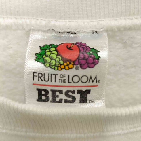 ハーレーダビッドソン HARLEY-DAVIDSON 90-00S FRUIT OF THE LOOMボディ BELLMORE N.Y. ロゴ プリント クルーネック スウェット メンズ import:XL