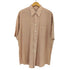エルメネジルドゼニア Ermenegildo Zegna SOFT ガンクラブ コットン ショートスリーブ ボタンダウンシャツ メンズ import:XL
