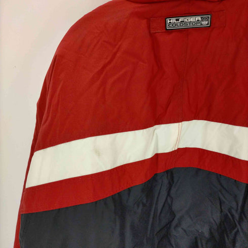 トミーヒルフィガー TOMMY HILFIGER 00S トリコロール中綿ブルゾン メンズ import:L