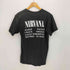againstボディ プリント バンド S/S Tシャツ メンズ