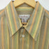 エルメネジルドゼニア Ermenegildo Zegna イタリア製 ストライプ ショートスリーブ ポケット シャツ メンズ import:XL