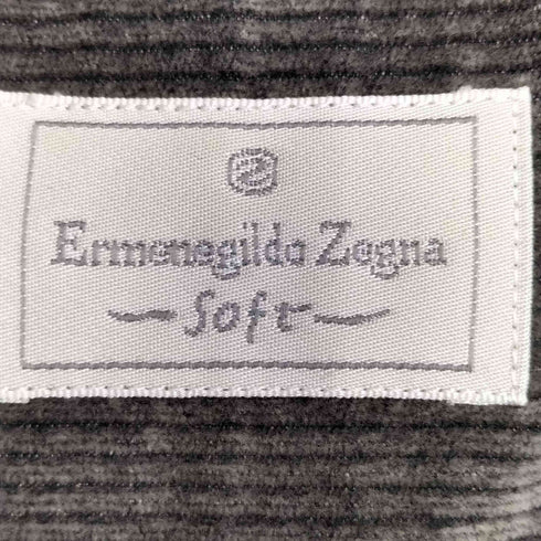 エルメネジルドゼニア Ermenegildo Zegna SOFT 細畝 コーデュロイ シャツ メンズ import:XL