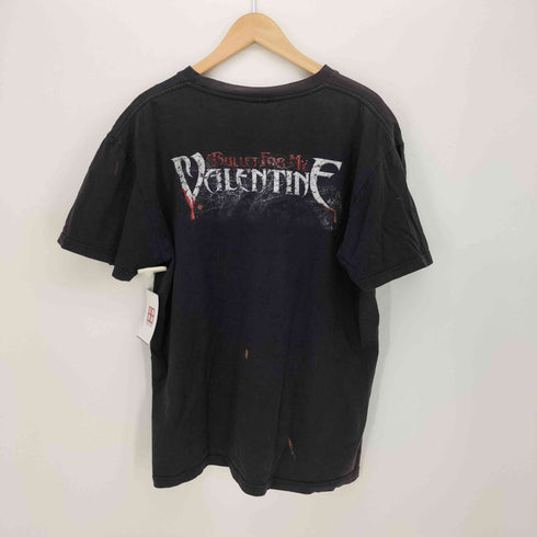HOT ROCKボディ スカルプリント バンド S/S Tシャツ メンズ import:L
