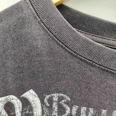 HOT ROCKボディ スカルプリント バンド S/S Tシャツ メンズ import:L
