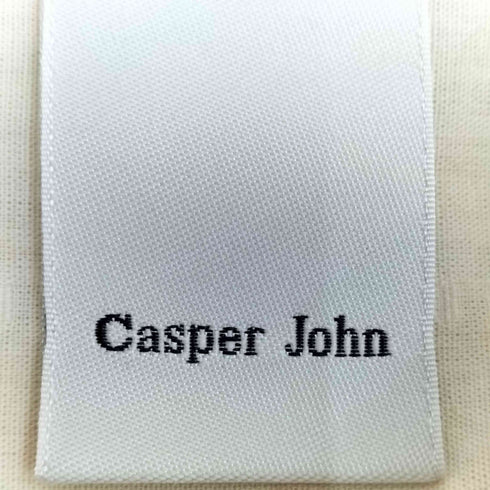 キャスパージョン CASPER JOHN バリアスルーズシャツ -ストライプフリンジ- メンズ JPN:M