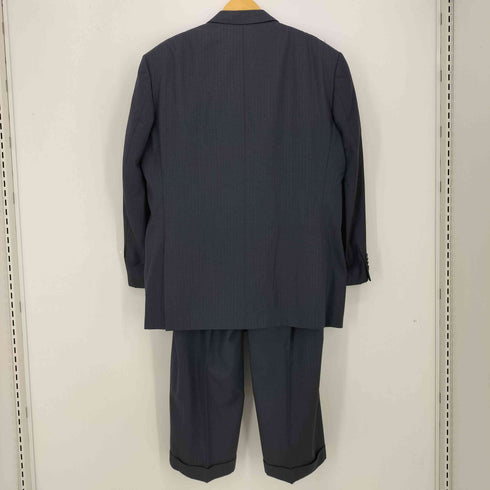 エルメネジルドゼニア Ermenegildo Zegna FINE WORSTED SUPER 100S スイス製 3B テーラードジャケット 2タック スラックスパンツ スーツ セットアップ メンズ