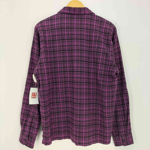 ステューシー Stussy 00s AUTHENTIC オープンカラー チェック ネルシャツ メンズ JPN:M