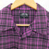 ステューシー Stussy 00s AUTHENTIC オープンカラー チェック ネルシャツ メンズ JPN:M