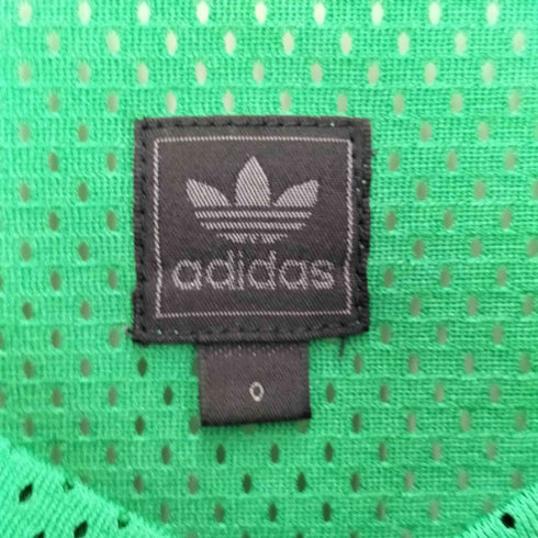 アディダス adidas 00S トレフォイル ロゴ 刺繍 メッシュ ゲームシャツ メンズ O