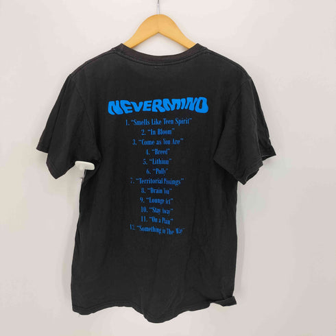 againstボディ アルバム プリント バンド S/S Tシャツ メンズ
