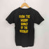 wall of fame プリント バンド S/S Tシャツ メンズ