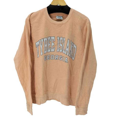 PACIFIC & CO 90S フロントプリント クルーネックスウェット レディース JPN:L