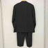 エルメネジルドゼニア Ermenegildo Zegna FINE WORSTED SUPER 100S スイス製 ギンガムチェック 3B テーラードジャケット 2タック スラックスパンツ スーツ セットアップ メンズ