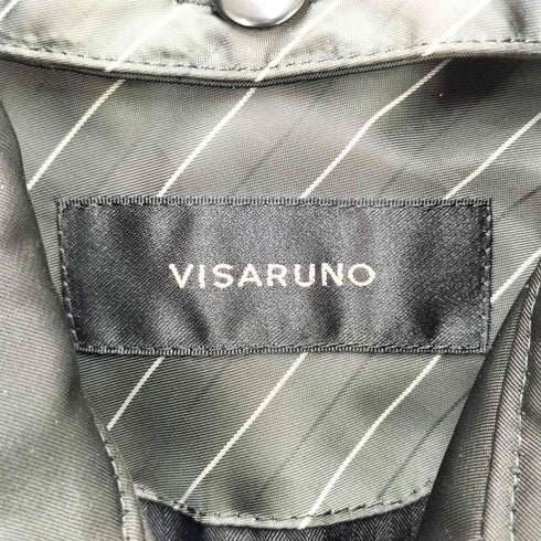 ビサルノ VISARUNO ライナー付き 比翼 ステンカラーコート SALOTEX メンズ 3-S