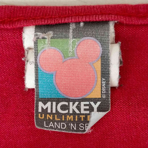 90s USA製 プリントクルーネックTシャツ メンズ