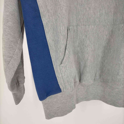 バジャー BADGER 切替デザインロゴプリントパーカー メンズ import:S