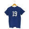 ラッセルアスレチック RUSSELL ATHLETIC 70-80s USA製 シングルステッチ 金タグ 19 ナンバリングプリント Tシャツ メンズ import:M
