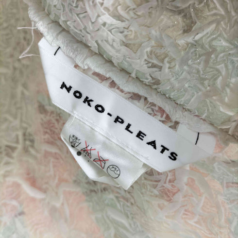 NOKO-PLEATS シワ加工 総柄 ブラウス セカンドスキン レディース ONE SIZE