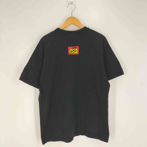 アンビル Anvil 90s USA製 バータグ シングルステッチ アニマルプリント Tシャツ メンズ import:XL