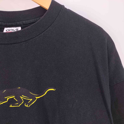 アンビル Anvil 90s USA製 バータグ シングルステッチ アニマルプリント Tシャツ メンズ import:XL