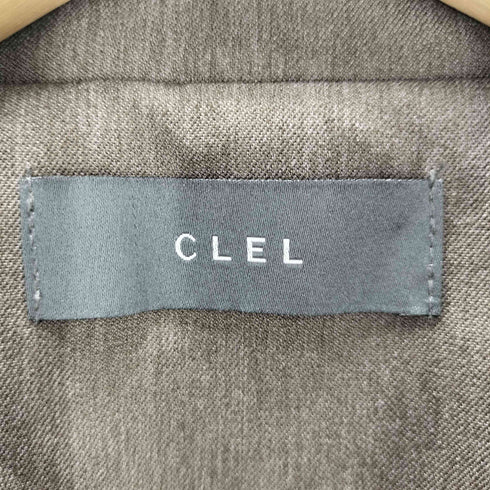 クレイル CLEL バックブラッシュドTR ダブルブレスト半袖テーラードジャケット メンズ JPN:L