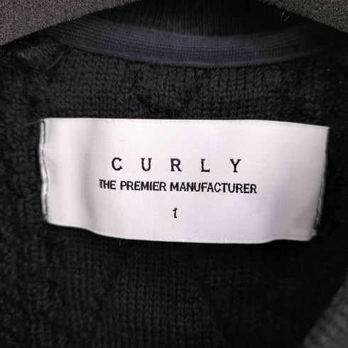 カーリー CURLY ウール100 ケーブルニット切り替え スウェット メンズ JPN:1