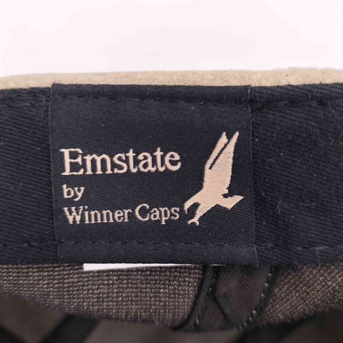 エムステイト Emstate by Winner Caps USA製 Suede Leather 5 Panel Camp Cap メンズ