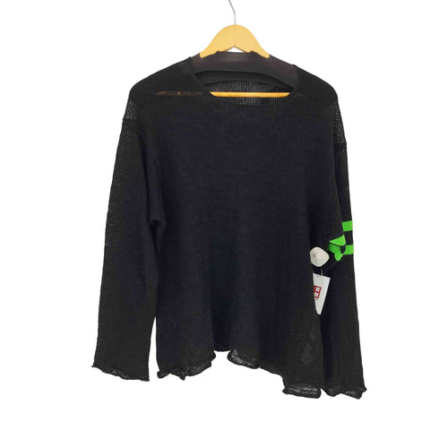 コムデギャルソンオム COMME des GARCONS HOMME ローゲージ L/Sリネンニット メンズ