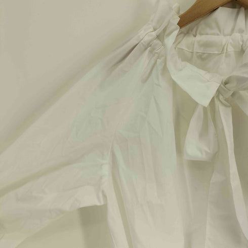 ナチュラルビューティーベーシック NATURAL BEAUTY BASIC 24SS ビッグ ボウブ ブラウス レディース JPN:M