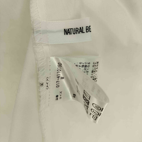 ナチュラルビューティーベーシック NATURAL BEAUTY BASIC 24SS ビッグ ボウブ ブラウス レディース JPN:M