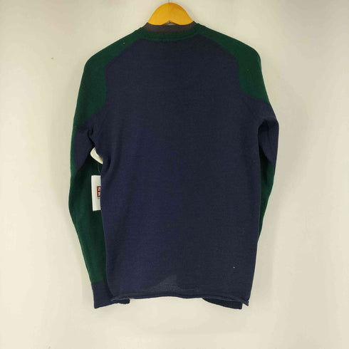 ロベルトコリーナ ROBERTO COLLINA イタリア製 ツートンカラー ウールニットセーター メンズ