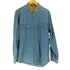 バナナリパブリック BANANA REPUBLIC 80s MADE IN USA 襟コーデュロイデニムL/Sシャツ メンズ JPN:L