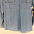バナナリパブリック BANANA REPUBLIC 80s MADE IN USA 襟コーデュロイデニムL/Sシャツ メンズ JPN:L