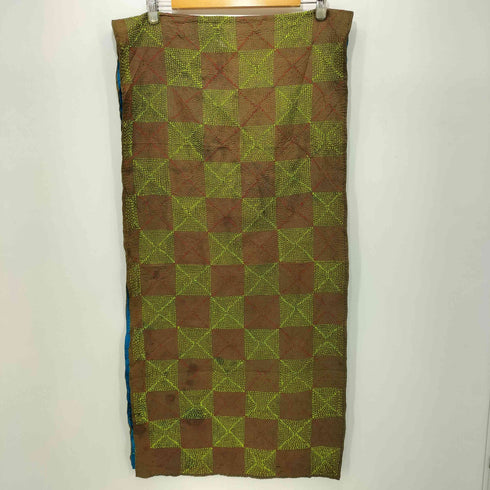 刺し子刺繍 大判ストール レディース