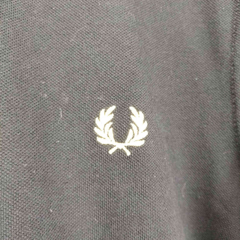 フレッドペリー FRED PERRY MADE IN ENGLAND 鹿の子ロゴ刺繍S/Sポロシャツ メンズ JPN:42
