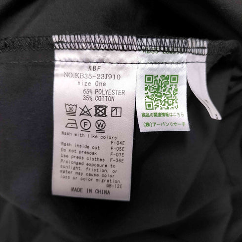 ケイビーエフ KBF 23SS 2WAY マント ブラウス レディース ONE SIZE