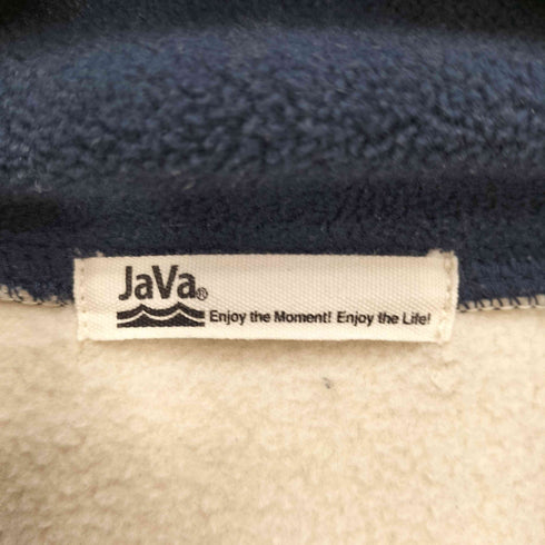 ジャバ JaVa 刺繍フリース アノラック ハーフジップ プルオーバー レディース JPN:M