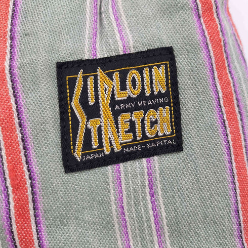 キャピタル KAPITAL リネンフィリーズストライプシモキタパンツ メンズ JPN:3
