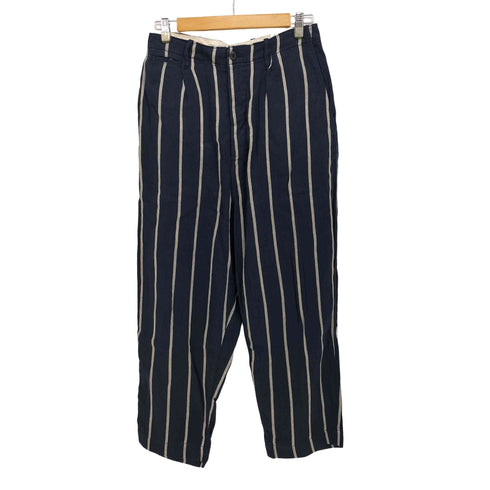 キャピタル KAPITAL Linen Philies Stripe Pants コットンリネン ストライプ スラックス メンズ JPN:3