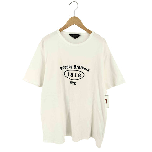 ブルックスブラザーズ BROOKS BROTHERS フロントロゴプリント クルーネックTシャツ メンズ import:XL
