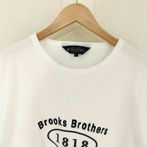ブルックスブラザーズ BROOKS BROTHERS フロントロゴプリント クルーネックTシャツ メンズ import:XL