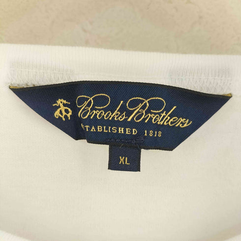 ブルックスブラザーズ BROOKS BROTHERS フロントロゴプリント クルーネックTシャツ メンズ import:XL