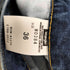 ラングラー Wrangler 革パッチ 5ポケット ジップフライ ストレート デニム パンツ デットストック メンズ 36