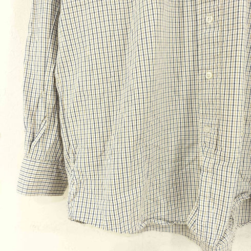 ランズエンド LANDS END チェック柄BDシャツ メンズ 161/2-36