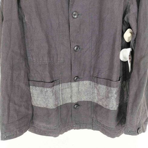 ナイジェルケーボン NIGEL CABOURN 24SS BEAN SACK BORDER JACKET-HEMP LINEN メンズ JPN:48