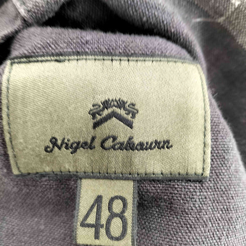 ナイジェルケーボン NIGEL CABOURN 24SS BEAN SACK BORDER JACKET-HEMP LINEN メンズ JPN:48