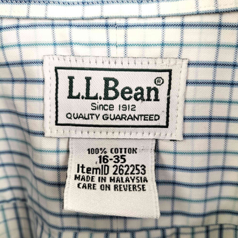 エルエルビーン L.L.Bean チェック柄BDシャツ メンズ 16-35