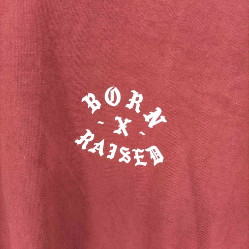 ボーンアンドレイズド BORN X RAISED コットンクルーネックプリントTシャツ メンズ JPN:L