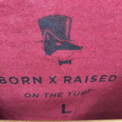 ボーンアンドレイズド BORN X RAISED コットンクルーネックプリントTシャツ メンズ JPN:L