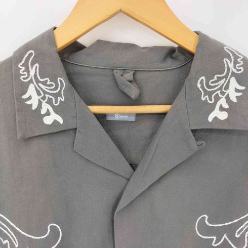 ジャーナルスタンダードレリューム JOURNAL STANDARD relume エンブロイダリー PATTERN OPEN SH S/S メンズ import:M